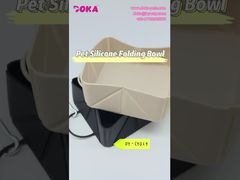 See Why Choose Pet Silicone Folding Bowl Rectangular Travel Food Bowl Foldable Bowl